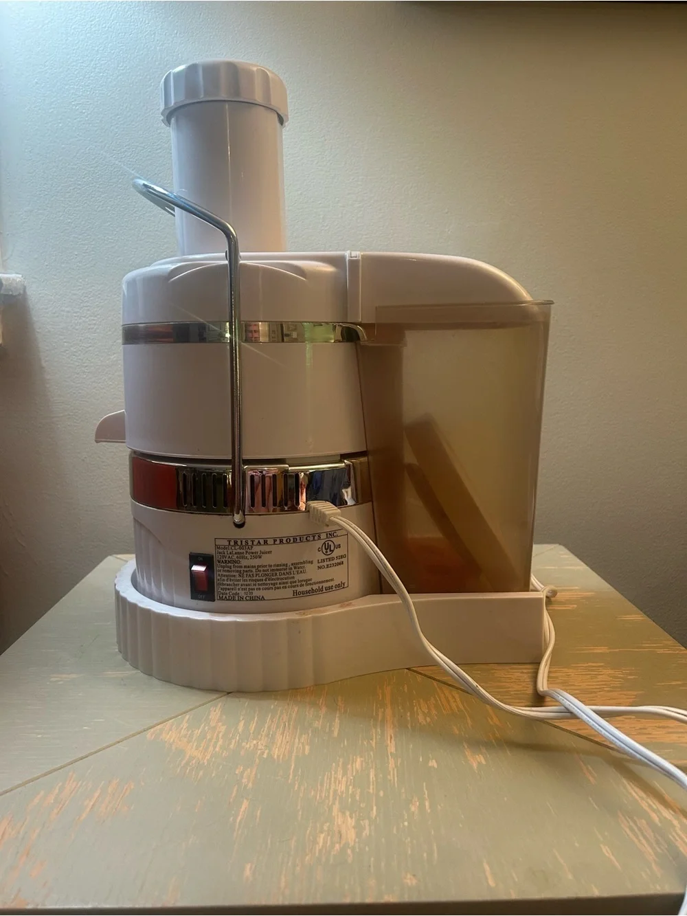 VINTAGE Jack Lalanne’s Power Juicer CL-003AP